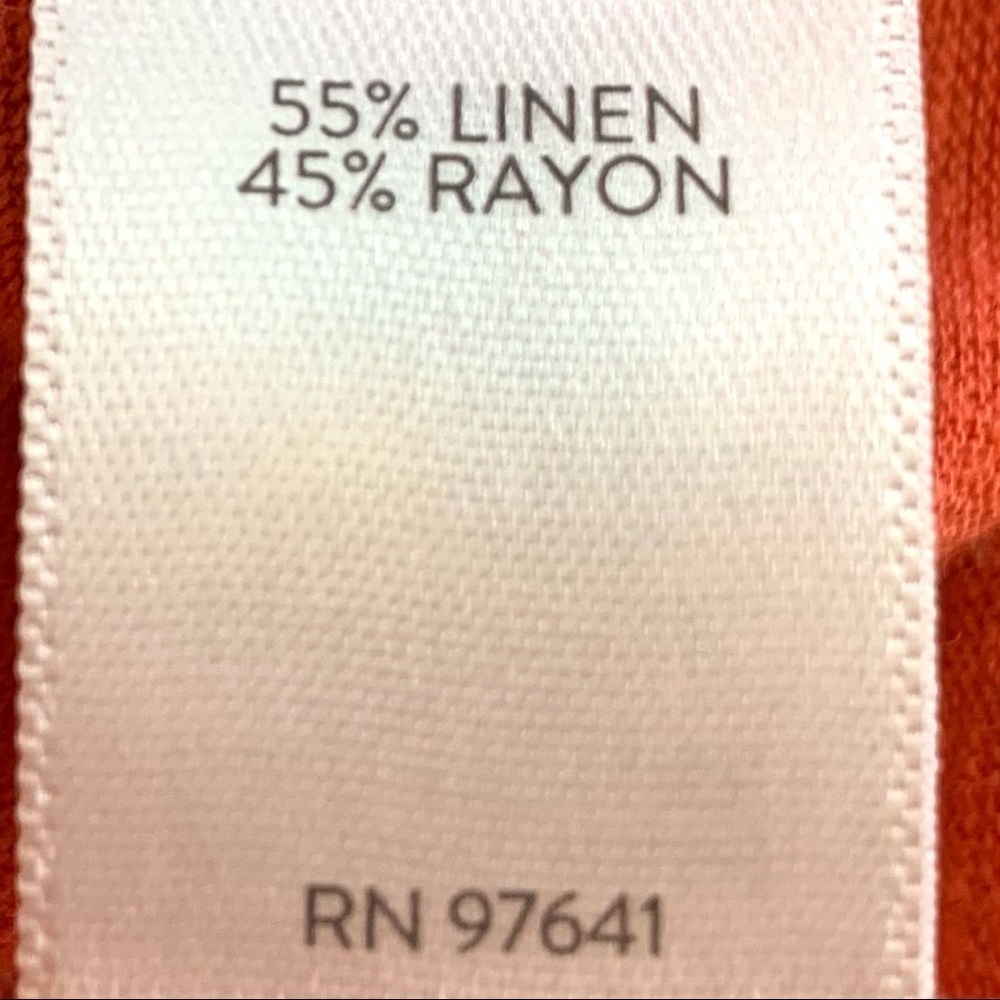 J. Jill Linen Blend Asymmetrical Lagenlook Tunic Top Women Large - Picture 8 of 9